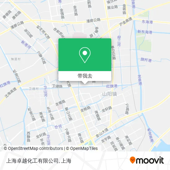 上海卓越化工有限公司地图