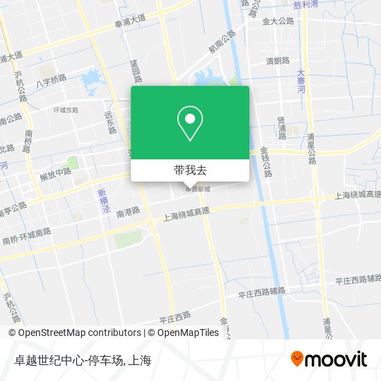 卓越世纪中心-停车场地图