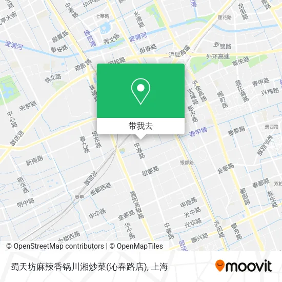 蜀天坊麻辣香锅川湘炒菜(沁春路店)地图