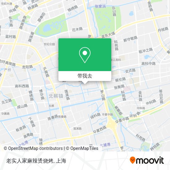 老实人家麻辣烫烧烤地图