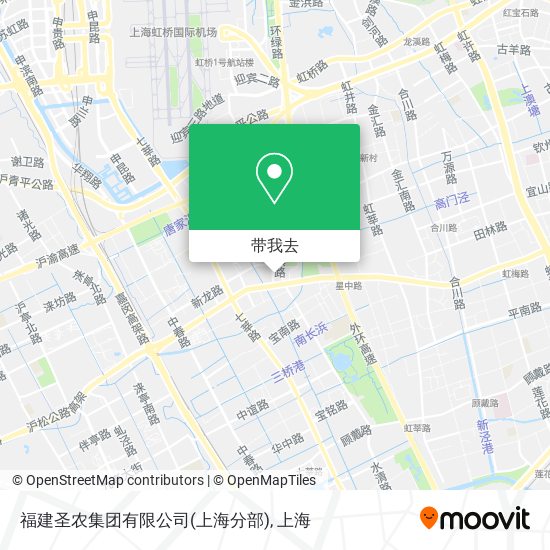 福建圣农集团有限公司(上海分部)地图