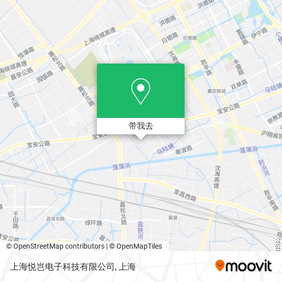 上海悦岂电子科技有限公司地图