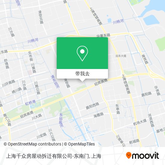 上海千众房屋动拆迁有限公司-东南门地图