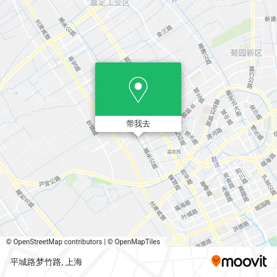 平城路梦竹路地图