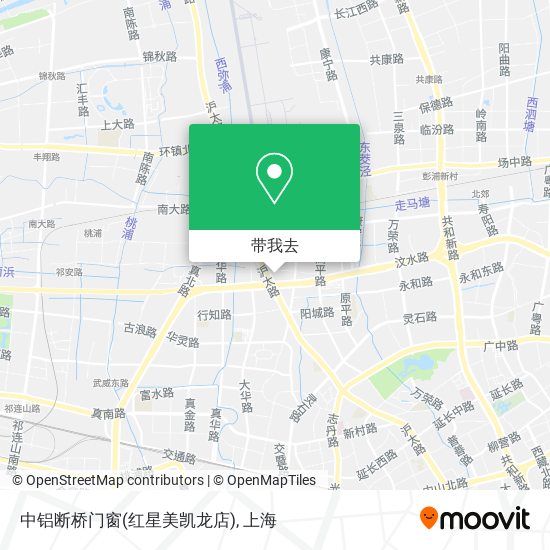 中铝断桥门窗(红星美凯龙店)地图