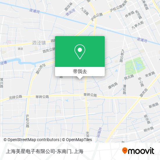 上海美星电子有限公司-东南门地图