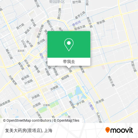 复美大药房(星塔店)地图