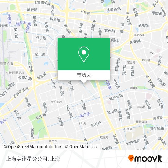 上海美津星分公司地图
