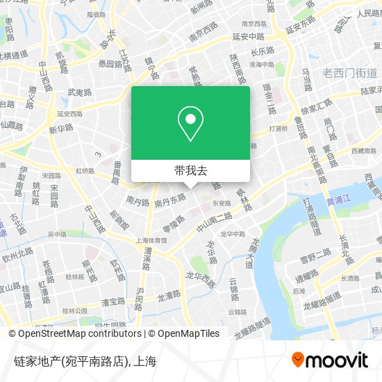 链家地产(宛平南路店)地图