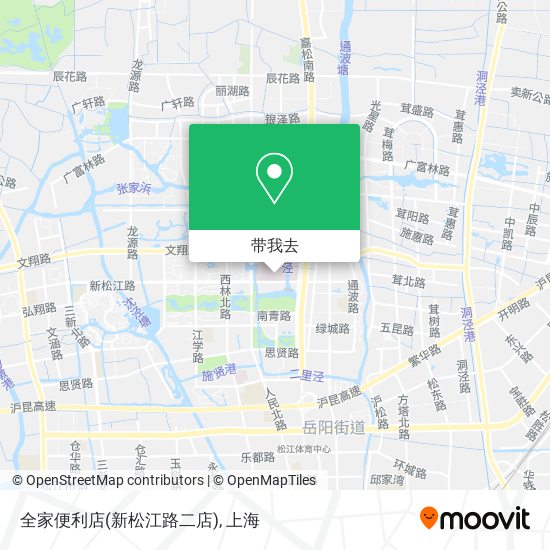全家便利店(新松江路二店)地图