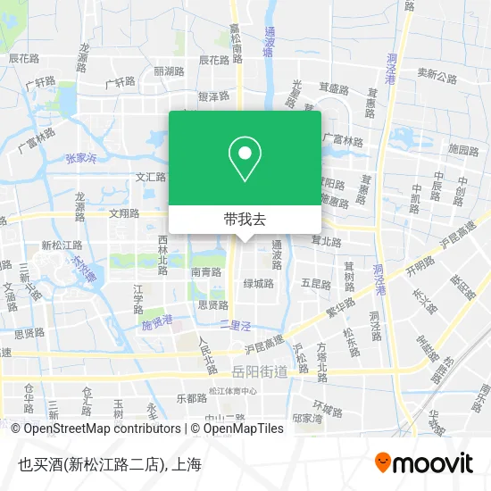 也买酒(新松江路二店)地图