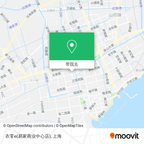 衣零e(易家商业中心店)地图
