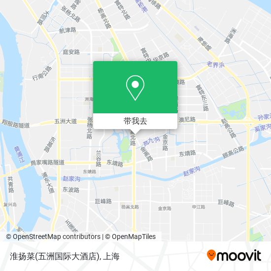 淮扬菜(五洲国际大酒店)地图