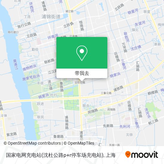 国家电网充电站(沈杜公路p+r停车场充电站)地图