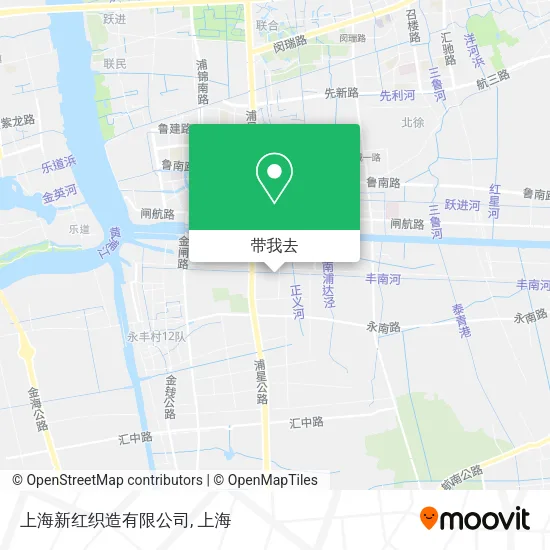 上海新红织造有限公司地图