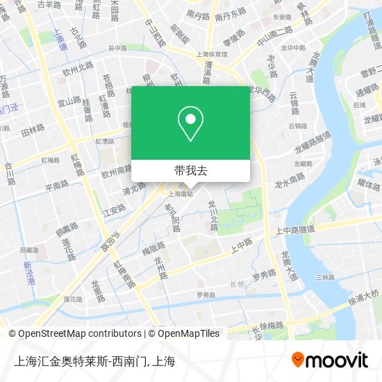 上海汇金奥特莱斯-西南门地图