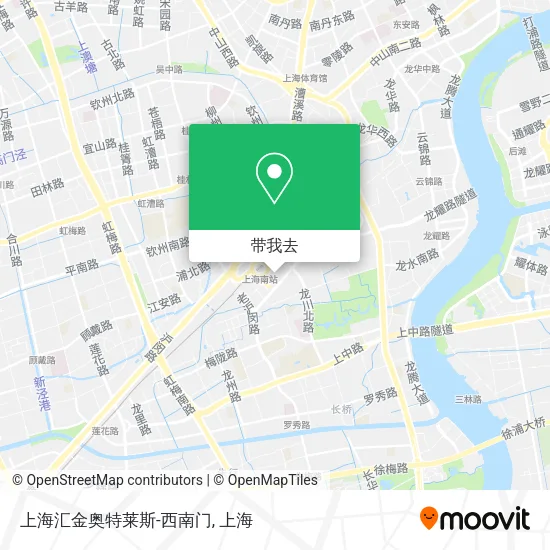 上海汇金奥特莱斯-西南门地图