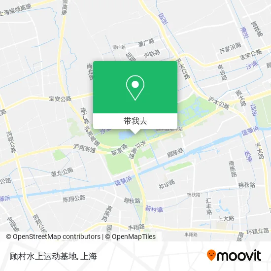 顾村水上运动基地地图