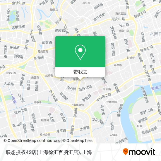 联想授权4S店(上海徐汇百脑汇店)地图
