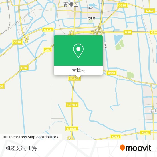 枫泾支路地图