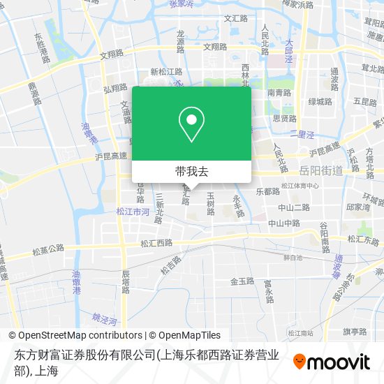 东方财富证券股份有限公司(上海乐都西路证券营业部)地图
