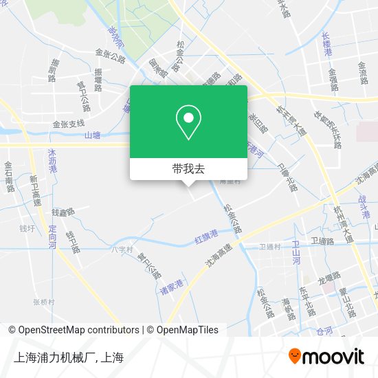 上海浦力机械厂地图