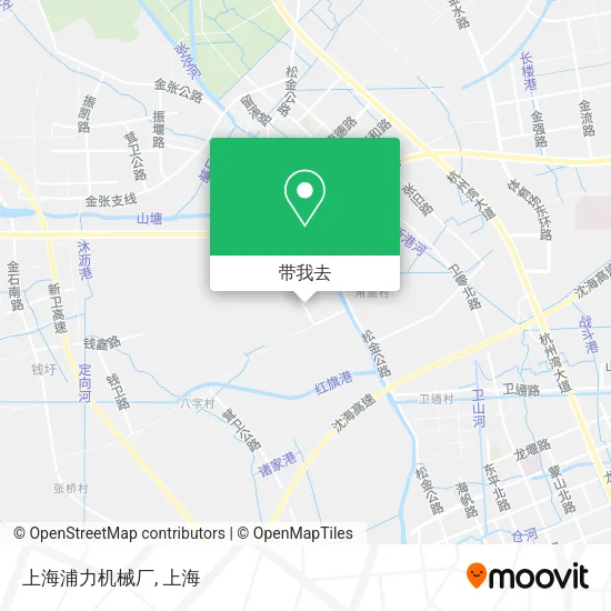 上海浦力机械厂地图