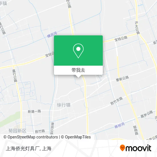 上海侨光灯具厂地图