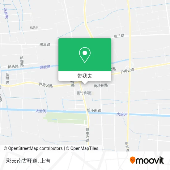 彩云南古驿道地图