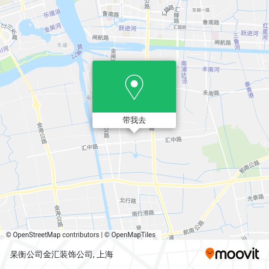 杲衡公司金汇装饰公司地图