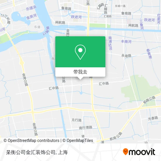 杲衡公司金汇装饰公司地图