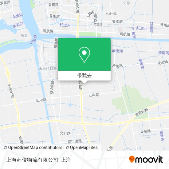 上海苏俊物流有限公司地图
