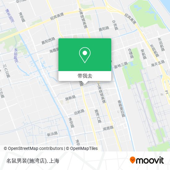 名鼠男装(施湾店)地图