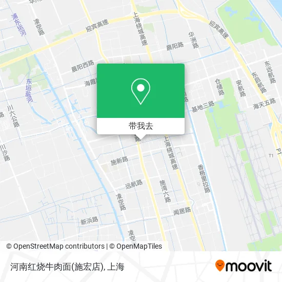 河南红烧牛肉面(施宏店)地图