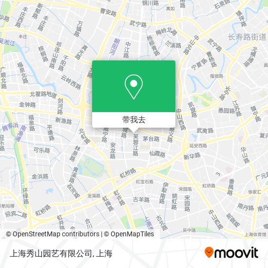 上海秀山园艺有限公司地图