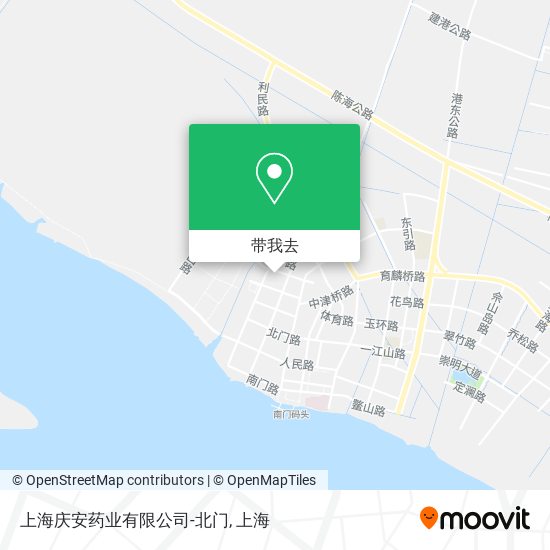 上海庆安药业有限公司-北门地图