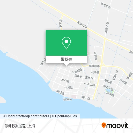 崇明秀山路地图