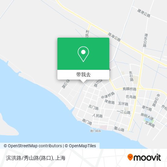 滨洪路/秀山路(路口)地图