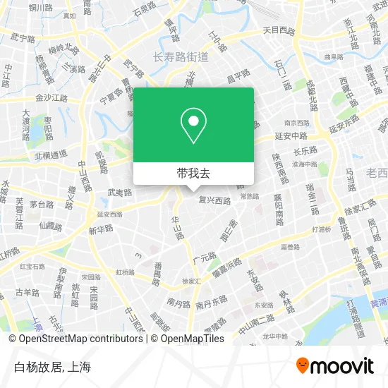 白杨故居地图