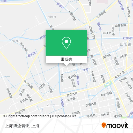 上海博企装饰地图