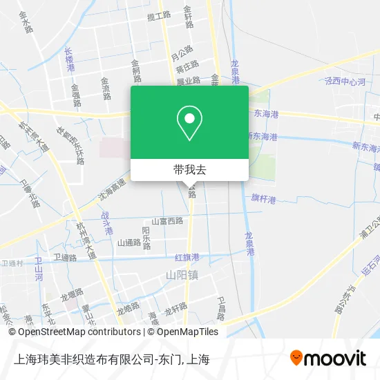 上海玮美非织造布有限公司-东门地图