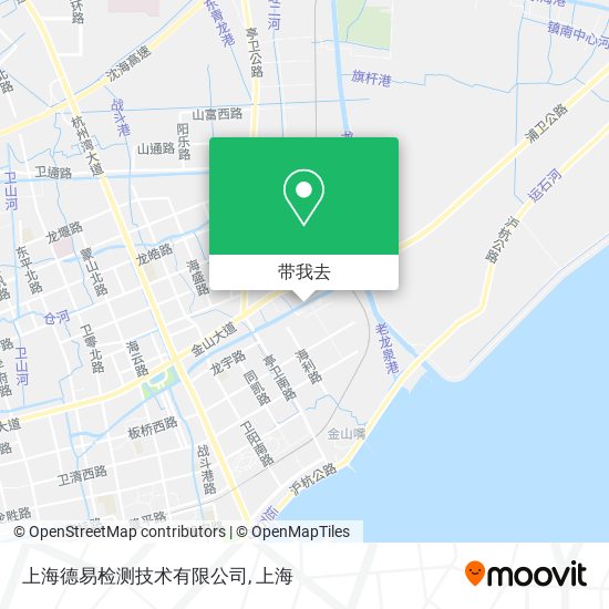 上海德易检测技术有限公司地图
