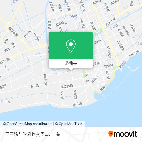 卫三路与学府路交叉口地图