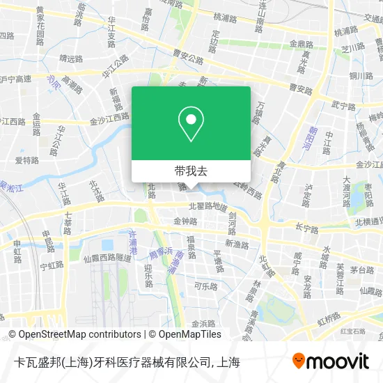 卡瓦盛邦(上海)牙科医疗器械有限公司地图