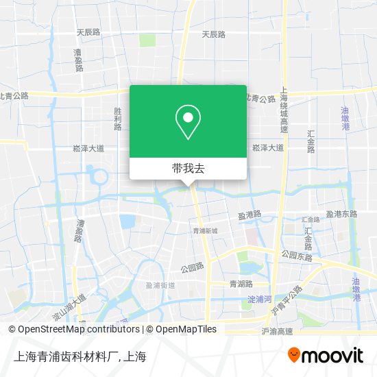 上海青浦齿科材料厂地图