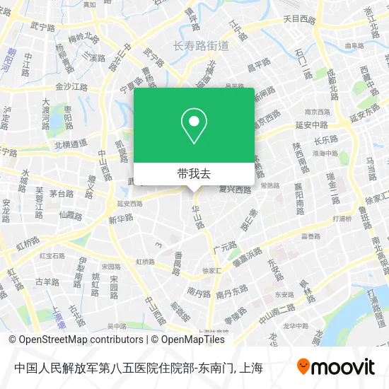 中国人民解放军第八五医院住院部-东南门地图