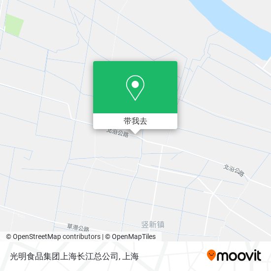 光明食品集团上海长江总公司地图