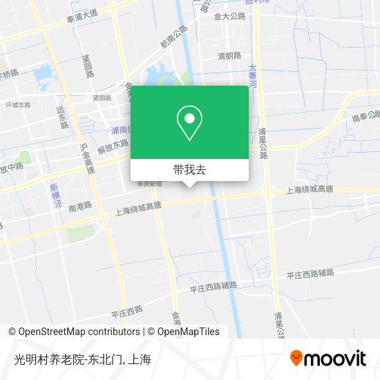光明村养老院-东北门地图