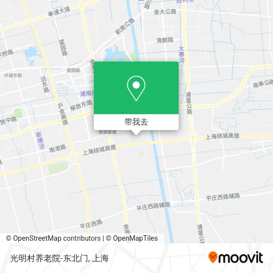 光明村养老院-东北门地图