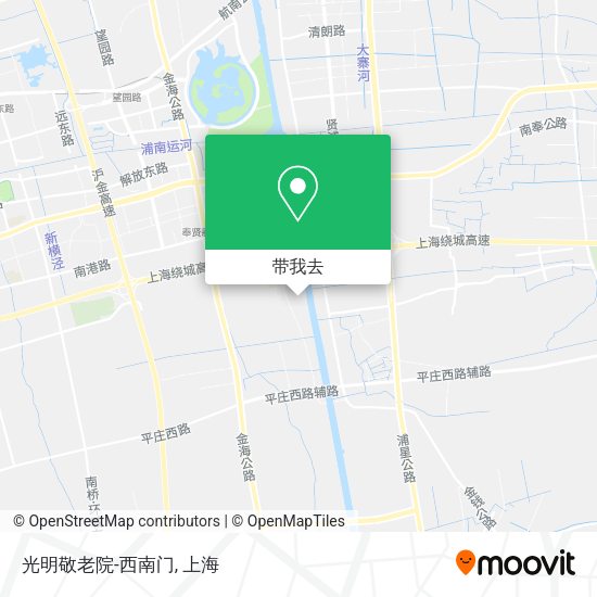 光明敬老院-西南门地图